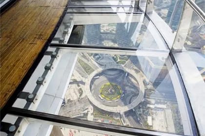 Shanghai Jinmao Tower 88th floor sightseeing hall