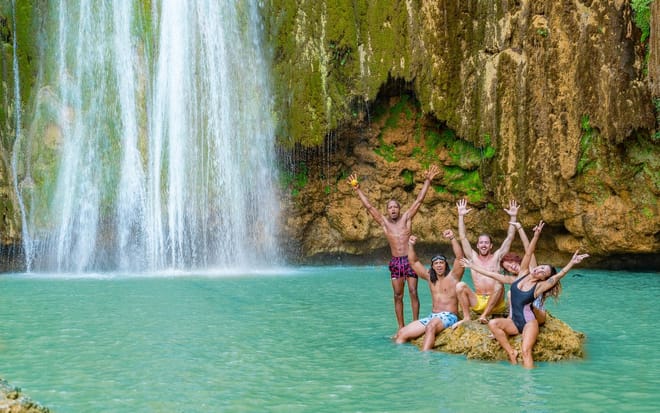 Punta Cana Guided Tour to Waterfall El Limon and Bacardi Island