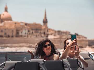Afternoon Valletta Harbour Cruise and Free Time In Sliema (Including Guide and Transport)