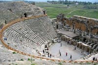 Marvel at the ancient amphitheater of Hierapolis