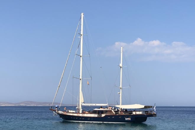 Semi-Private Sailing Yacht Cruise to Rhenia Island & Guided Tour of Delos photo 2