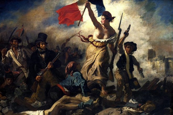 Liberty leading people