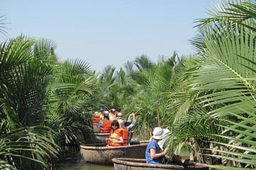 Entry Ticket: Basket Boat Ride in Cam Thanh Coconut forest