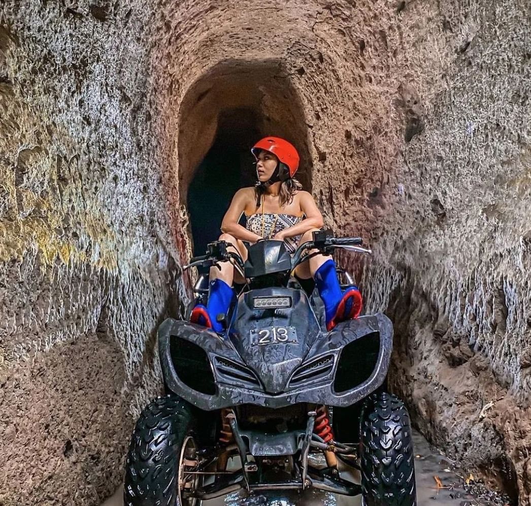 ATV Through Cave