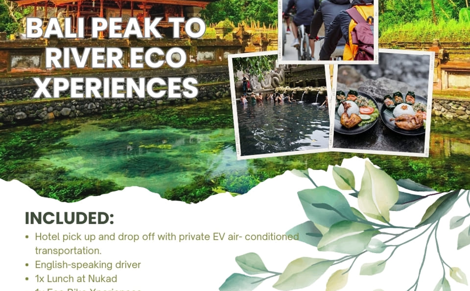 Eco Bike Tour from Bali Peaks to Pura Tirta Empul