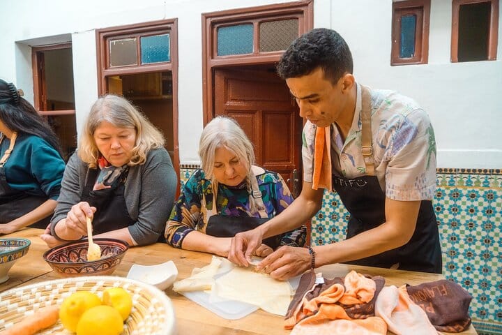 cooking class in medina with chef tittif