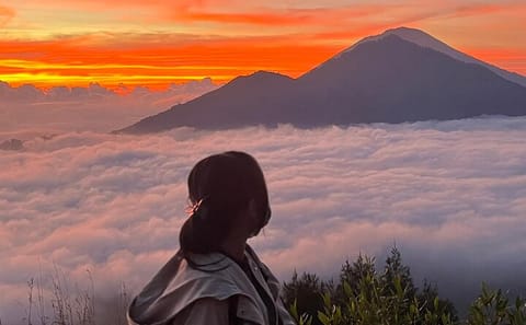 Sunrise Trekking on Mount Batur in Kintamani, Bali