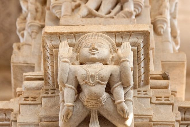 Bas-Relief Work in Ranakpur Temple