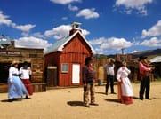 <p>We saw two shoot outs this day-one n Chloride and one in Oatman-I got to be in one of them...</p>