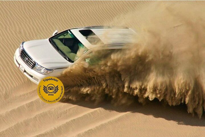 Desert safari, Dune bashing, sandboarding, camel, ATV Option
