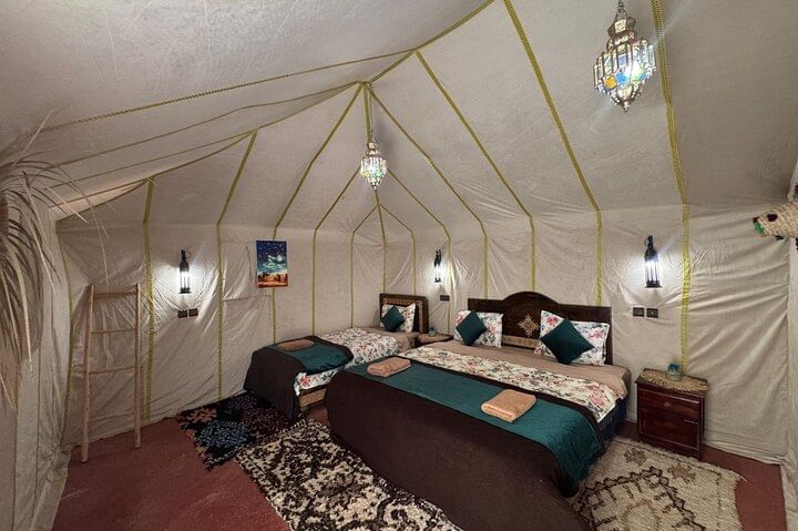 Private Camel Trekking and Luxury Desert Camp Experience in Merzouga