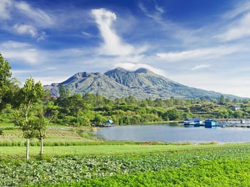 Batur Volcano and Lake View