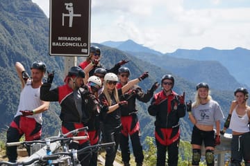 Bike Tour Down the Death Road in La Paz, Bolivia