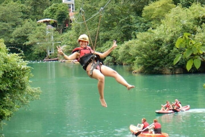 Canyoning Rafting and Zipline Adventure from Antalya