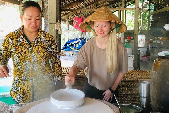 Chin Cua noodle factory, Can Tho, Mekong Delta