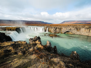 Private Adventure CRUISE SHIPS! Goðafoss Waterfall, Lake Mývatn & Nature Mývatn Baths from Akureyri Port!