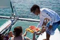 Belize Sunset Catamaran Drinks Ceviche and Ocean Views 7