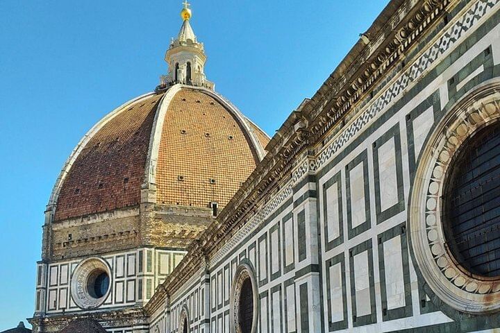 External view of part of Brunelleschi's Dome with its red bricks covering
