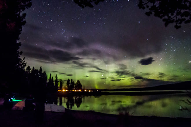 Northern Lights Hunting with Car, Campfire and Photographing 10