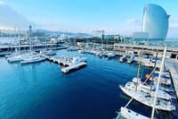 Depart from Marina Vela in Barcelona