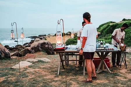 Private Beach BBQ Dinner Experience in Yala with Seafood and Drinks