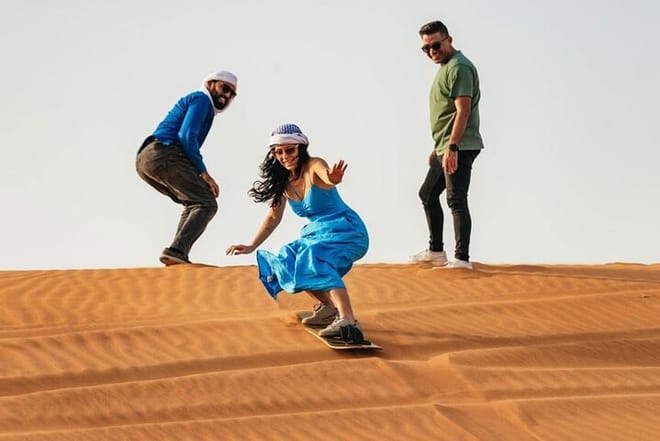 Dubai: Red Dunes Safari with Dune Buggy, Sandboard & Camel 10