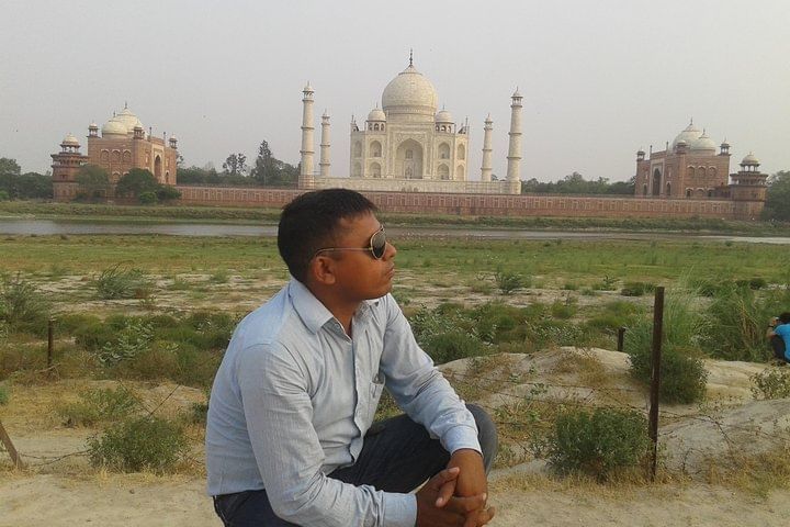 Behind of Taj Mahal