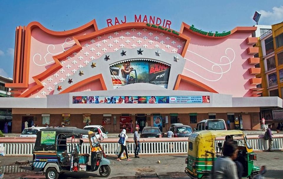 Bollywood Movie experience at Raj Mandir Cinema.