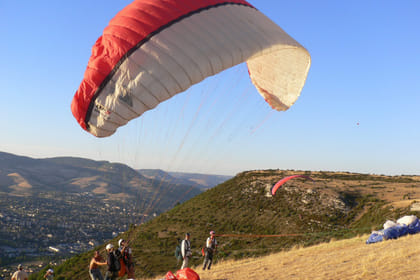 Marrakech: Paragliding in the Atlas Mountains