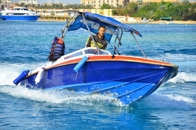 Dolphins house Snorkeling Trip By a Private Speed Boat - El Gouna