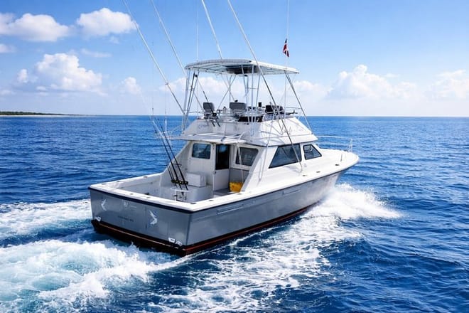 Cap Cana Deep Sea Fishing Charter 36ft Boat photo 3