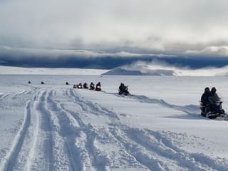 Hot Spring and Cool Glacier - Snowmobile and Secret Lagoon, photo 6