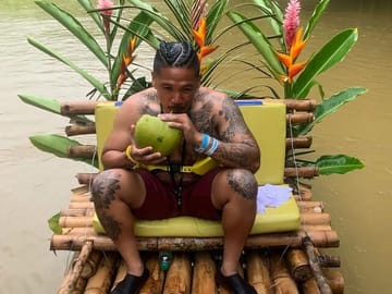 Bamboo Rafting and Limestone Massage in Lethe, Jamaica