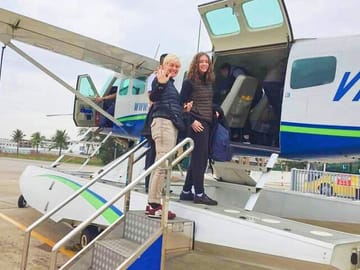 Halong Day Tour with Scenic Seaplane & Luxury Cruise with Pick Up