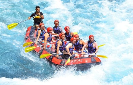 River Rafting, Canyoning & Ziplineing with Transfer from Antalya