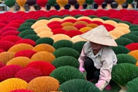 Hanoi Incense Village And Hat-Making And Lacquer Art Tour 2