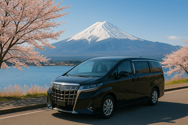 Lake Kawaguchiko Private Vehicle Service with Restaurant Reservation