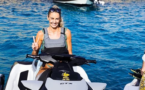 Jet Ski Safari to Blue Lagoon and Crystal Lagoon in Malta