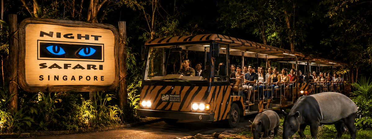Night Safari tram