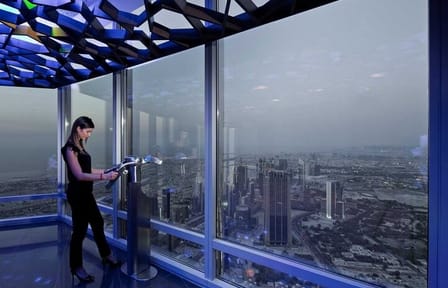 Burj Khalifa: At the Top (125 floor) with the Cafe Treat