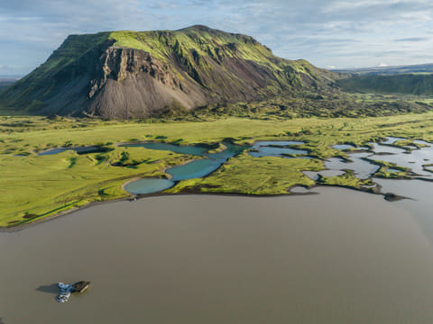Sandfell Mountain in Icelandic Highlands