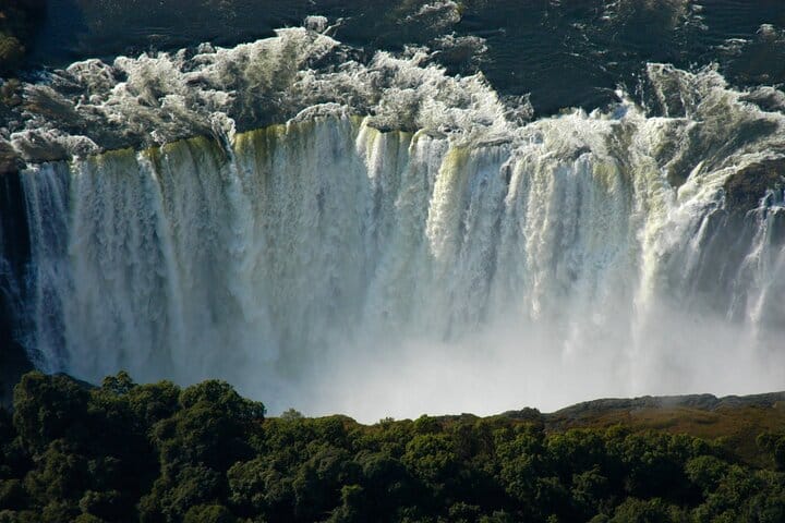 15 minutes scenic helicopter flight above Victoria Falls-Zimbabwe