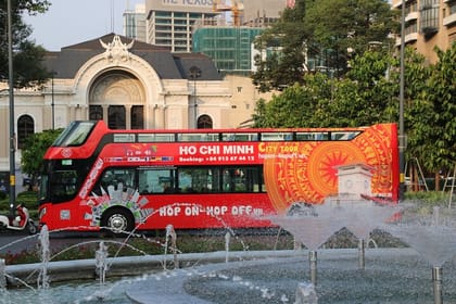 4 Hour Ho Chi Minh City Tour Hop on Hop off Bus