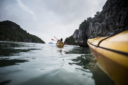 Luxury Halong Bay Cruise with Kayaking, Cave Exploration & Island Fun