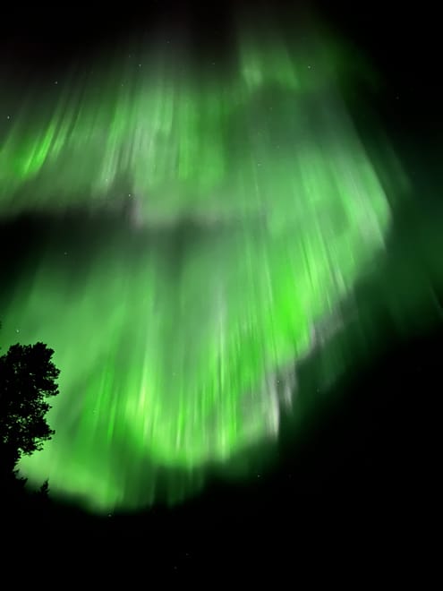 Aurora Adventure: Zipline & climbing adventure under the northern lights