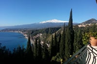 From Cefalù : Etna & Taormina - full day 8