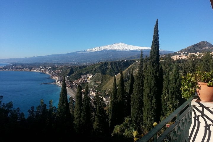 From Cefalù : Etna & Taormina - full day 8