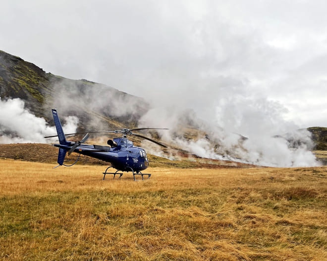 Geothermal Hot Springs - Helicopter tour from Reykjavik photo 6