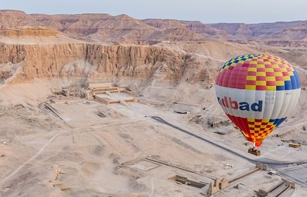 Hot Air Balloon with Luxor East Bank Exploration
