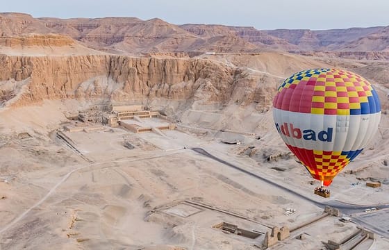 Hot Air Balloon with Luxor East Bank Exploration